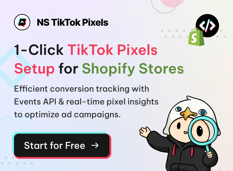 NS TikTok Pixel Banner On-page